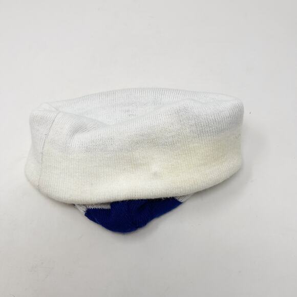 NFL Team Apparel Indianapolis Colts Beanie Hat Cap Blue White Horseshoe Foldover - Picture 6 of 7